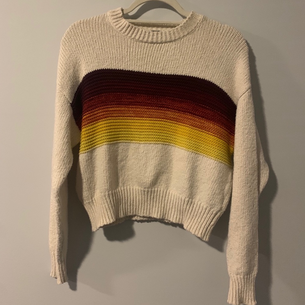 Fall toned ombré sweater